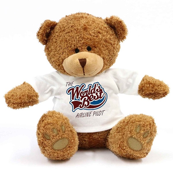 China custom manufacturer plush soft toy teddy bear with custom logo T-shirt