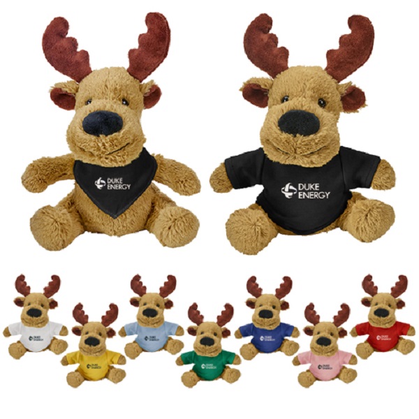 Custom Wholesale Plush Moose Factory Animal Stuffed Soft Toys