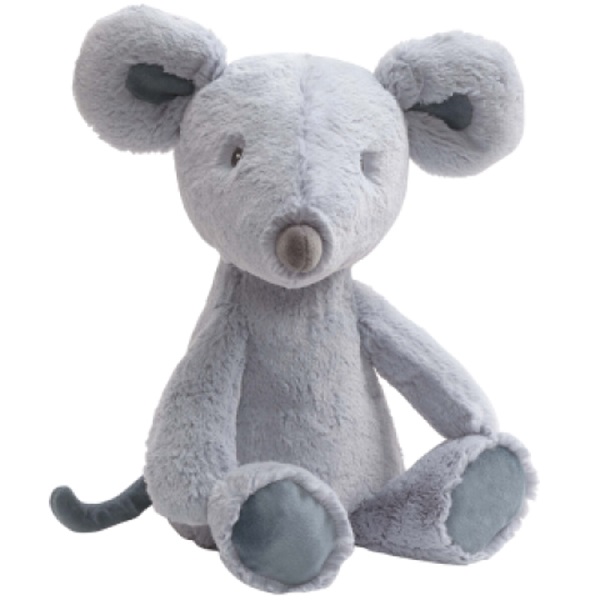 Custom Cartoon Fluffy Stuffed Rat Grey Mouse Plush Toys for Kids
