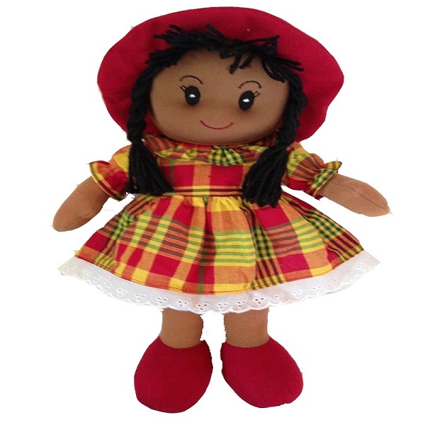 Custom China made Jamaican Handmade Reversible Island Rag Doll Caribbean cloth doll factory