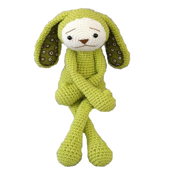 Custom China handmade Soft Amigurumi bunny toy Crochet rabbit knitted toys