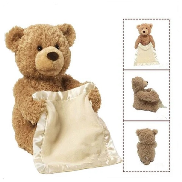 china custom plush Peek a boo teddy bear toys